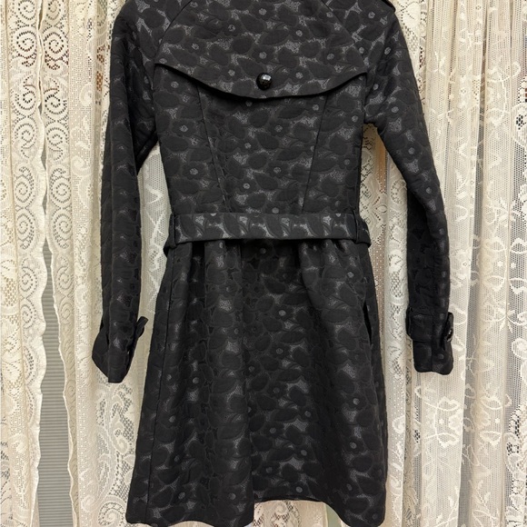 Betsy Johnson Floral Metallic Coat - Picture 11 of 13